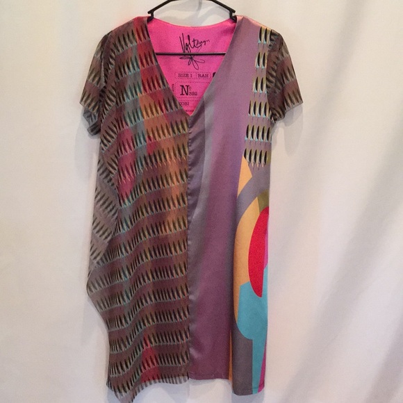 VOLT Design Rah Dress Sheath Block Colors NWT - Picture 6 of 6